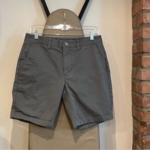 Bonobos Slim 7 Inch Grey Chino Stretch Short, Size 31